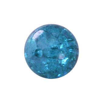 Kristallperle aus Glas, 6mm, safirtürkis safirtürkis