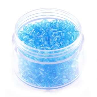 Delica, 20g, 6-kantig (hexagon), 2X1,5mm, hellblau-türkis hellblau-türkis 