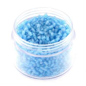 Delica, 20g, 6-kantig (hexagon), 2X1,5mm, hellblau frost hellblau frost 