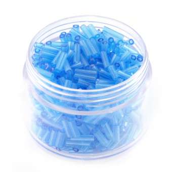 Stiftperlen, 20g, rund, 6X1,5mm, hellblau hellblau 