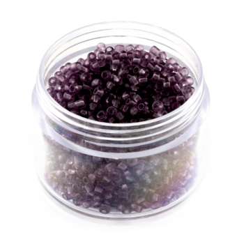 Rocailles, 20g, rund, 2mm, lila lila 
