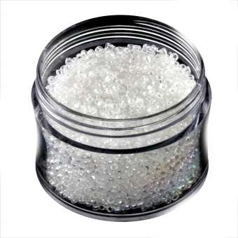 Rocailles, 20g, rund, 1,5mm, transparent luster transparent luster 