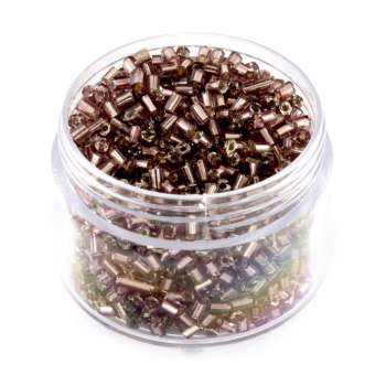 Delica, 20g, 6-kantig (hexagon), 2X1,5mm, lila silverline lila silverline