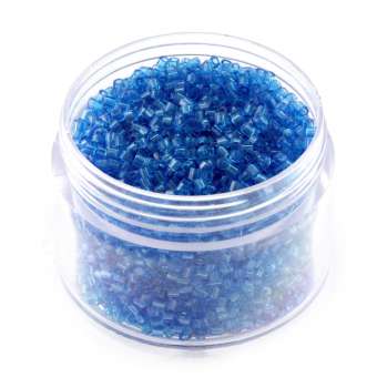 Delica, 20g, 6-kantig (hexagon), 1,5X1,2mm, jeansblau jeansblau 
