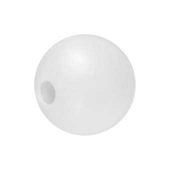 Acryl-Perle, 10 mm, natur-weiß natur-weiß