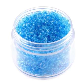 Delica, 20g, 6-kantig (hexagon), 1,5X1,2mm, hellblau hellblau 