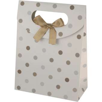 Geschenk-Verpackung 'Polkadots', champagne Polkadots (champagne)