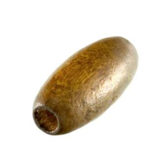 Holzperle, 15X7mm, oval, walnussbraun walnussbraun