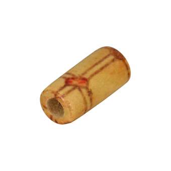 Holzperle (10 Stück), 12X6mm, hellbraun 