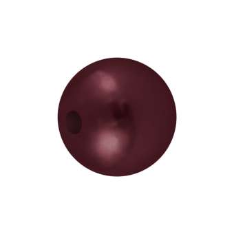 Wachsperle aus Kunststoff (10Stück), 5mm, rund, lila farben lila farben