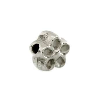Spacer, 5mm, rund, silberfarben 