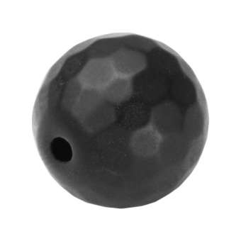 Hematit Perle, 12mm, schwarz matt 