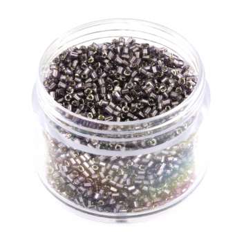 Delica, 20g, 6-kantig (hexagon), 1,5X1,2mm, violett silverline violett silverline