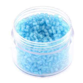 Delica, 20g, 6-kantig (hexagon), 2X1,5mm, hellblau-türkis frost hellblau-türkis frost 