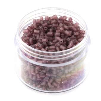 Delica, 20g, 6-kantig (hexagon), 2X1,5mm, lila frost lila frost 