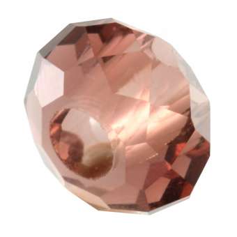 Großlochperle, 14mm, rund, amethyst amethyst