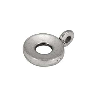Anhängerhalter, 8mm, silberfarben silberfarben