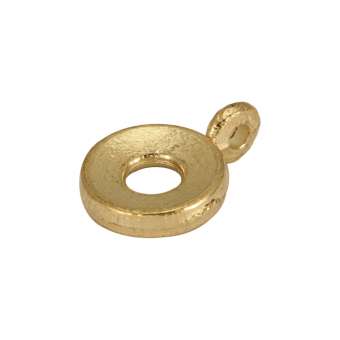 Anhängerhalter, 8mm, goldfarben goldfarben