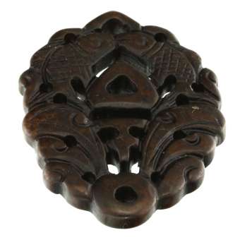Neue Jade, 50X35mm, Chamäleon, dunkelbraun 