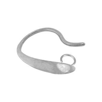 Ohrhaken, 18mm, silberfarben 