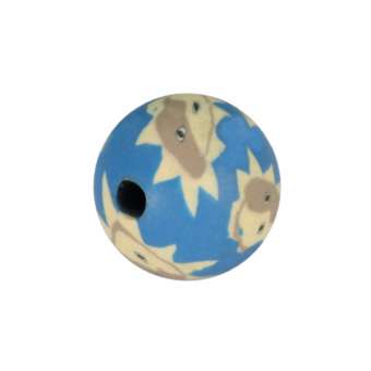 Fimoperle, 8mm, rund, blau 