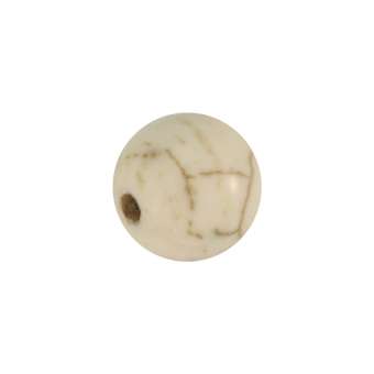 Perle in Marmoroptik, 8mm, eierschalen weiß 