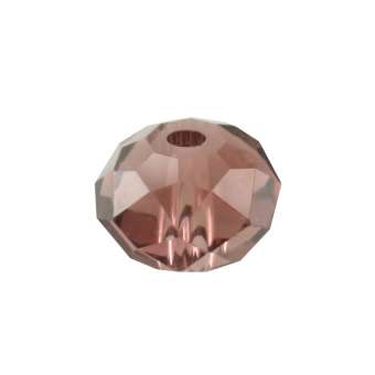 Glasschliffperle, briolette, 8X6mm, helllila helllila