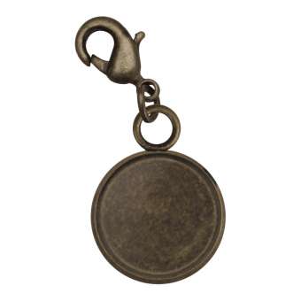 Charms für Ø 12 mm große Cabochons, bronzefarben bronze