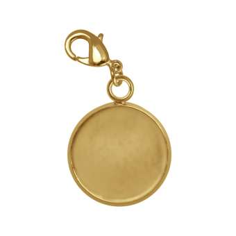 Charms für Ø 10 mm große Cabochons, goldfarben gold