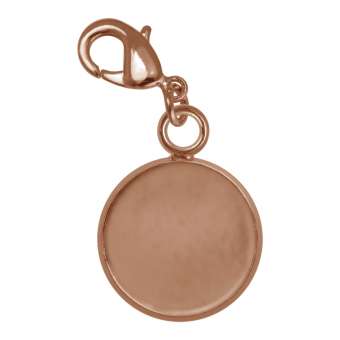 Charms für Ø 12 mm große Cabochons, roségoldfarben roségold