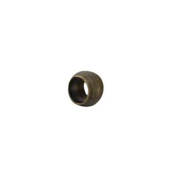 Quetschperlen (25 Stück, Loch-Ø 1,5 mm), 2,8X2mm, Metall, rund, bronzefarben 