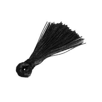 Quaste, 22 mm, schwarz schwarz