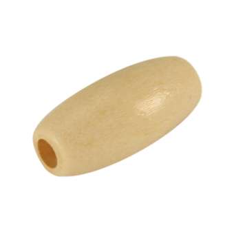 Holzperle, 15mm, sand 
