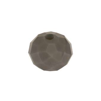 Glasschliffperle, briolette, 8X6mm, grau opal grau opal