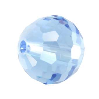 Glasschliffperle, Chessboard, 10mm, hellblau-violett hellblau-violett