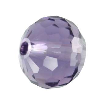 Glasschliffperle, Chessboard, 10mm, violett violett