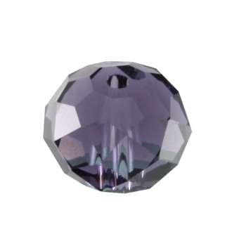 Glasschliffperle, briolette, 10X7mm, violett violett
