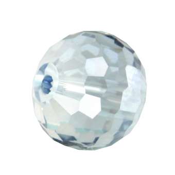 Glasschliffperle, Chessboard, 10mm, hellblau AB2x hellblau aurore boreale 2X