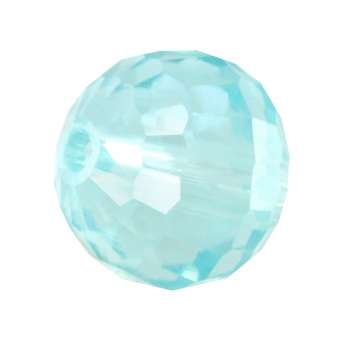 Glasschliffperle, Chessboard, 10mm, mint-türkis mint-türkis