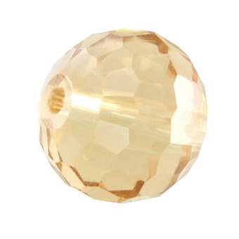 Glasschliffperle, Chessboard, 10mm, braun-beige braun-beige