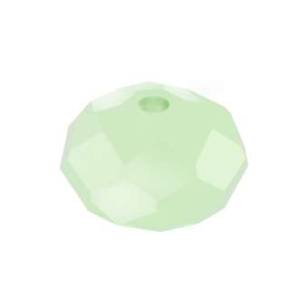 Glasschliffperle, briolette, 10X7mm, schilfgrün opal schilfgrün opal