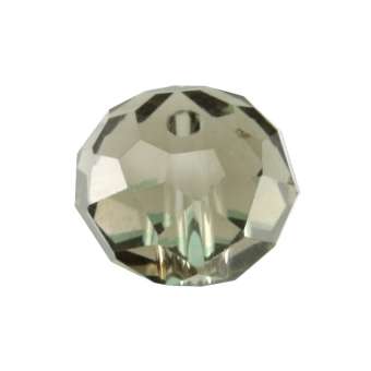 Glasschliffperle, briolette, 10X7mm, walnussbraun walnussbraun