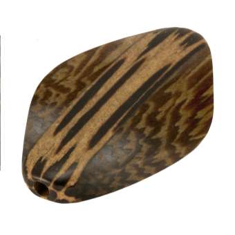 Palmwood & Madre de Cacao, 30X6mm, Raute, versch. Brauntöne 36X6mm Palm- / Madre de Cacao