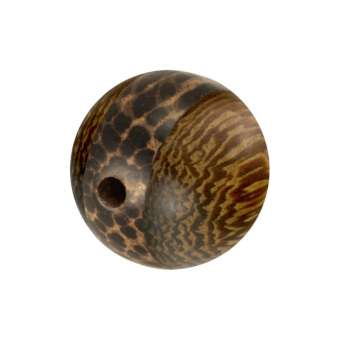 Palmwood & Madre de Cacao Wood, 8mm, rund, versch. Brauntöne 8mm Palm- / Madre de Cacao Wood