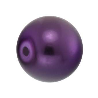 Wachsperle, 10mm, rund, lilafarben lila farben