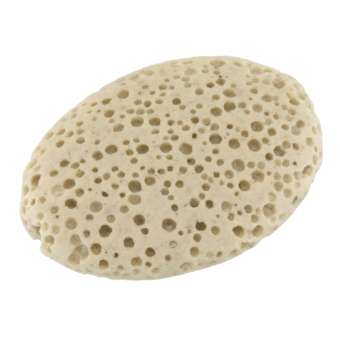 Lavaperle, 28mm, oval, sand sand