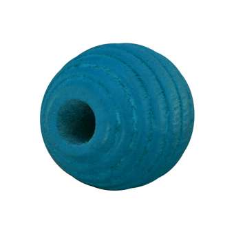 Holzperle, 12mm, rund, türkis türkis