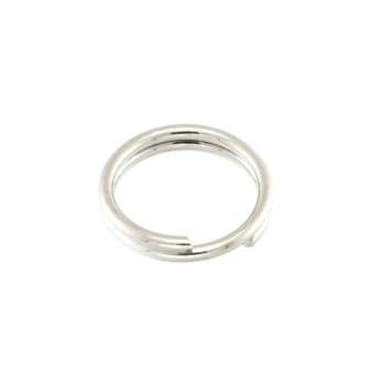 Öse (10 Stück), 8mm, rund, silberfarben silberfarben