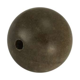 Holzperle (Grey Wood), 15mm, rund, walnussbraun Grey Wood, walnussbraun