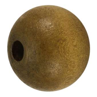 Holzperle, 20mm, braun 
